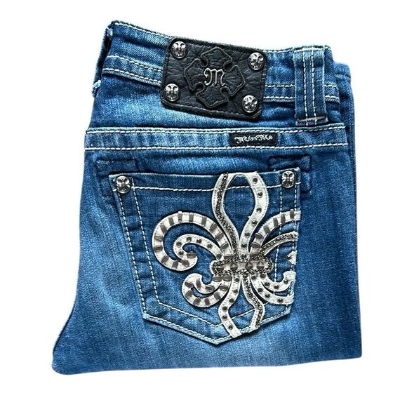 Miss Me Boot Cut Jeans - Picture 1 of 9